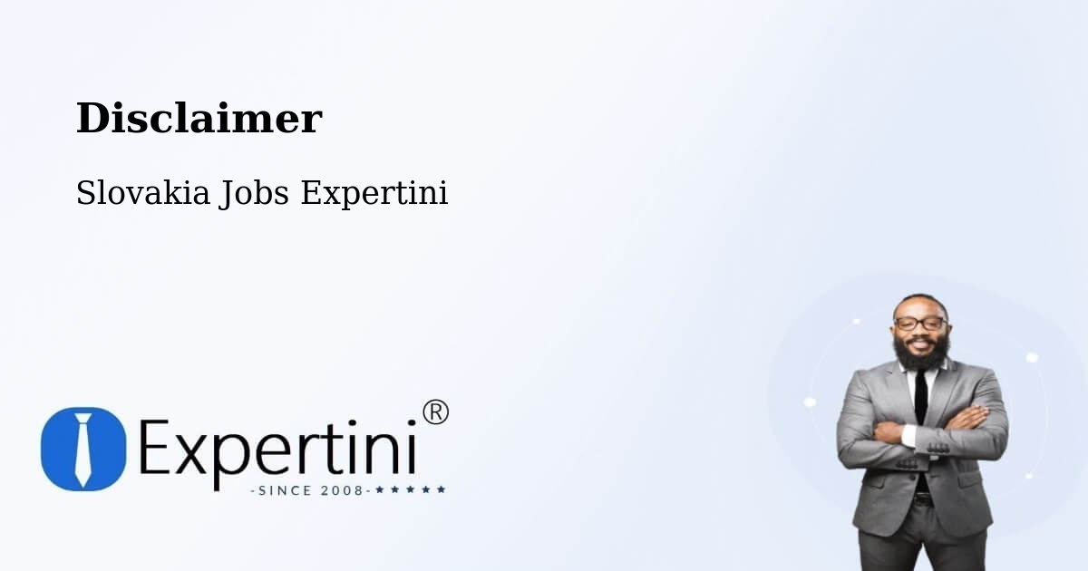 Disclaimer – Žehra - Slovakia Jobs Expertini